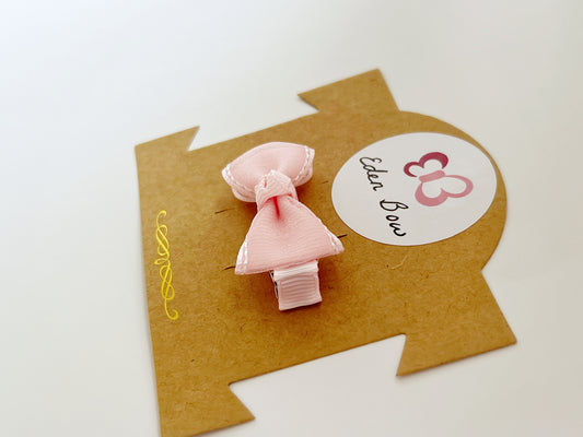 Light pink organza bow