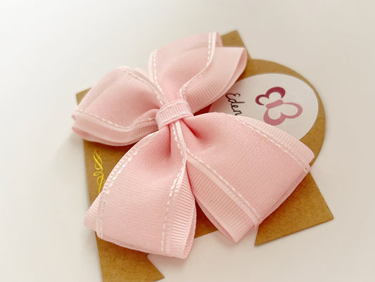 Light pink organza big bow