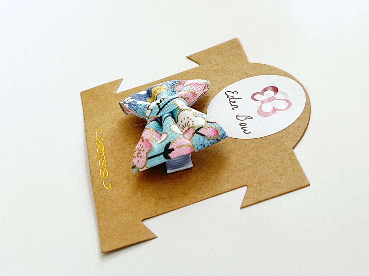 Blue sakura prosperity bow