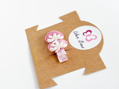 Pink strawberry hairclip